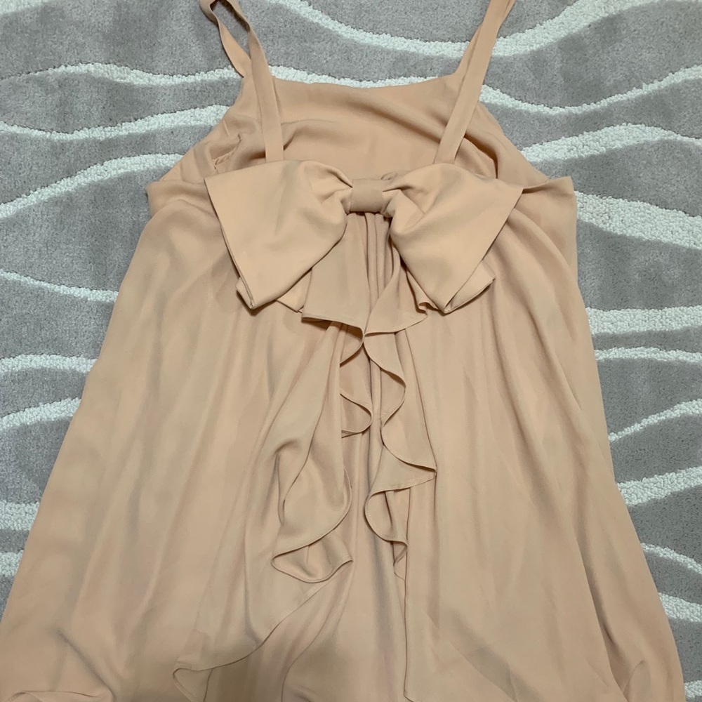 Bow back dress